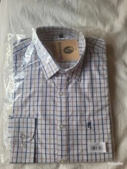 Chemise Browning James Marron Et Bleue