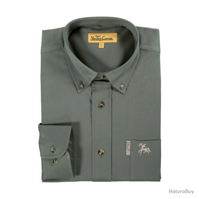 Chemise De Chasse Verney Carron Stretch Grouse - Vert / 2XL 1 Chemise De Chasse Verney Carron Stretch Grouse - Vert / 2XL
