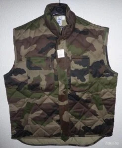 DESTOCKAGE Gilet Camo Multipoches Matelassé PARKS Taille L C'est Le Dernier ! CHASSE PECHE RANDONNEE