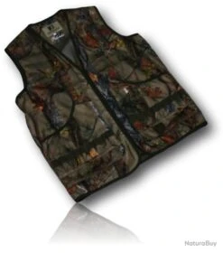 GILET CHASSE CLUB CHASSE PALOMBE CAMO FOREST