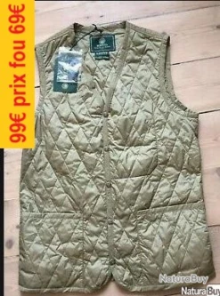 Gilet BERETTA Matelassé Beige XL GU761XLJS