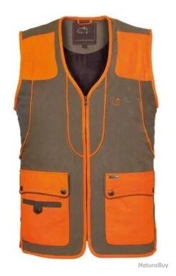 Gilet Cevrus Tabac/Orange Club Interchasse