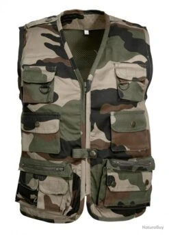 Gilet Reporter Enfant Camo CE Percussion