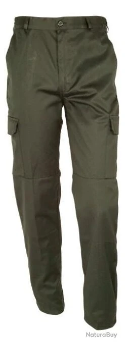 PANTALON BASIC POLYCOTON KAKI T42 (237.1002.42)