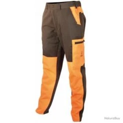 PANTALON ENFANT TREELAND VERT/ORANGE