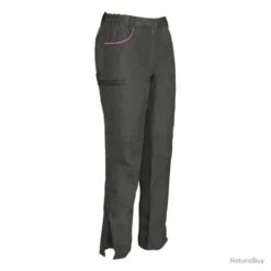 PANTALON FUSEAU FEMME DE CHASSE PERCUSSION STRONGER KAKI - TAILLE 46