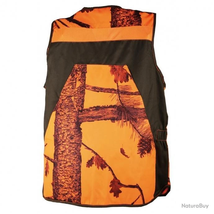 Gilet Camo Orange Summer V2 2 Gilet Camo Orange Summer V2 – Image 2