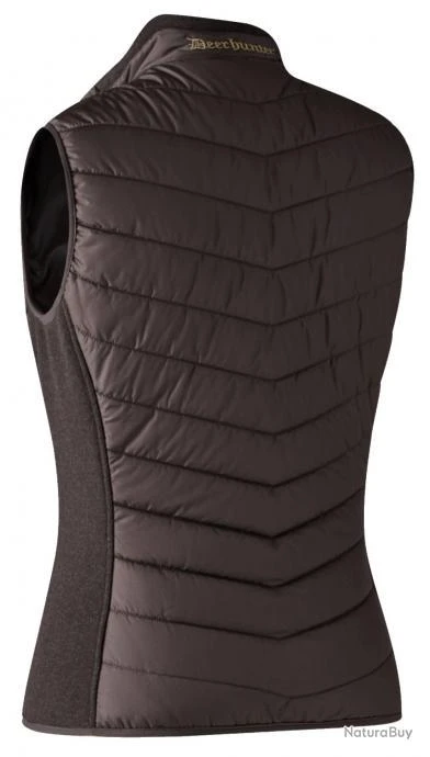 Gilet Prune Matelassé Lady Caroline Deerhunter Prune 2 Gilet Prune Matelassé Lady Caroline Deerhunter Prune – Image 2