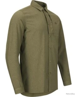 Chemise HunTec TT 20 Couleur Vert. -Magasin Du Chasseur 00003 Chemise HunTec TT 20 Couleur vert Taille L