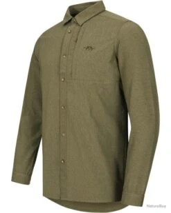 Chemise HunTec TT 20 Couleur Vert. -Magasin Du Chasseur 00004 Chemise HunTec TT 20 Couleur vert Taille L