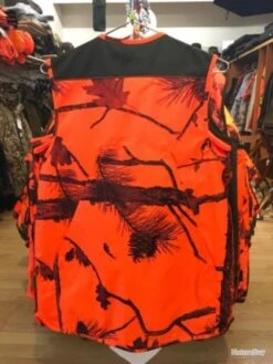 GILET CAMOUFLAGE ORANGE TREELAND T254 - Taille 4XL -Magasin Du Chasseur 00004 GILET CAMOUFLAGE ORANGE TREELAND T254 Taille 4XL