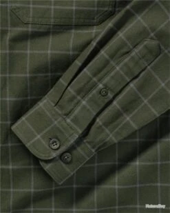 Chemise Element Check Couleur Olive. -Magasin Du Chasseur 00005 Chemise Element Check Couleur Olive Taille S