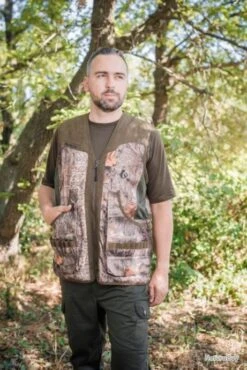 Gilet De Chasse Sans Manche Orange Fluo Somlys 611 -Magasin Du Chasseur 00005 Gilet de chasse sans manche orange fluo Somlys 611