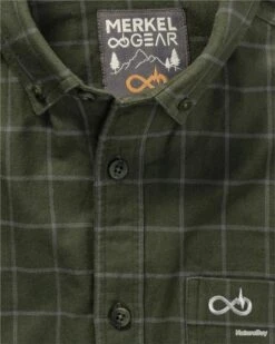 Chemise Element Check Couleur Olive. -Magasin Du Chasseur 00006 Chemise Element Check Couleur Olive Taille S