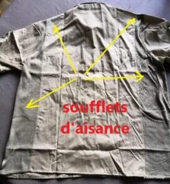 Imperial CHEMISE IMPÉRIAL "DERBY" Verte Avec Soufflets D'aisance 100% COTON T 45 Allemande Manches Longues -Magasin Du Chasseur 00007 CHEMISE IMPERIAL DERBY verte avec soufflets d aisance 100 COTON T 45 allemande manches longues