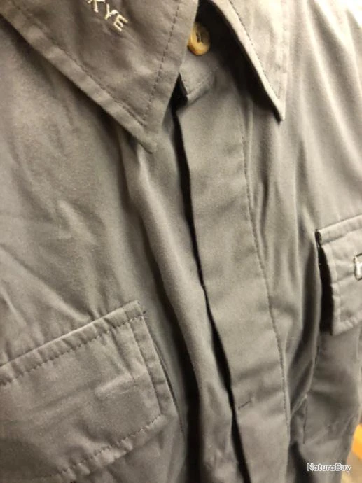 HANGAR33 CHEMISE HART SKYE BLEU TAILLE M ANCIEN MODELE 5 HANGAR33 CHEMISE HART SKYE BLEU TAILLE M ANCIEN MODELE – Image 5